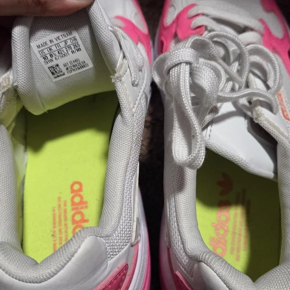 Adidas White and Pink Sneakers - Picture 4 of 5